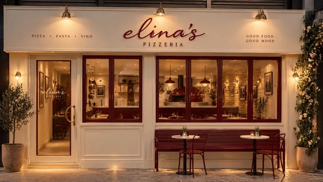 Shopfront signage